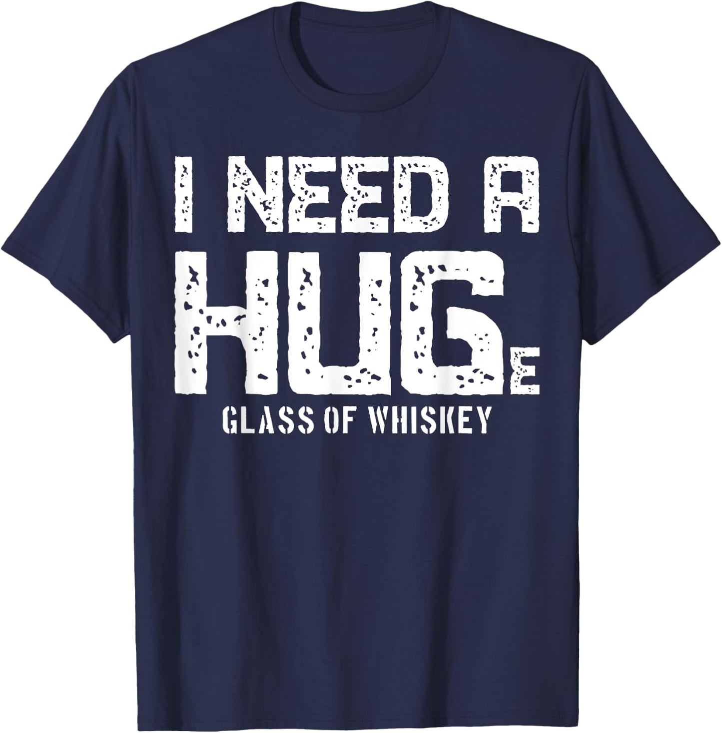 Funny Whiskey Drinkers Scotch Fan Bourbon Gift T-Shirt - T-Shirt | Navy