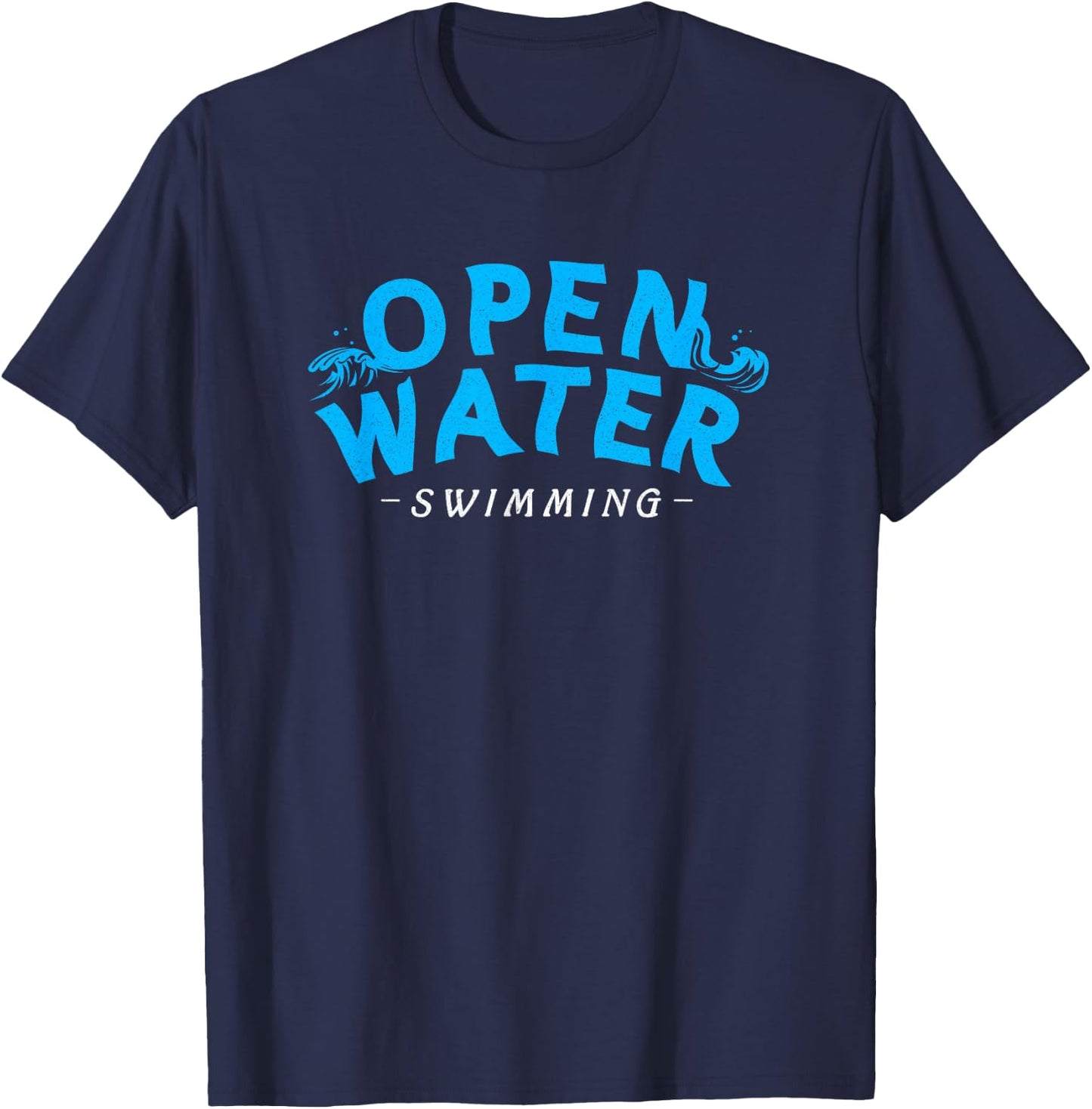 Open Water Swimming Gift A Swimmer T-Shirt - T-Shirt | Navy