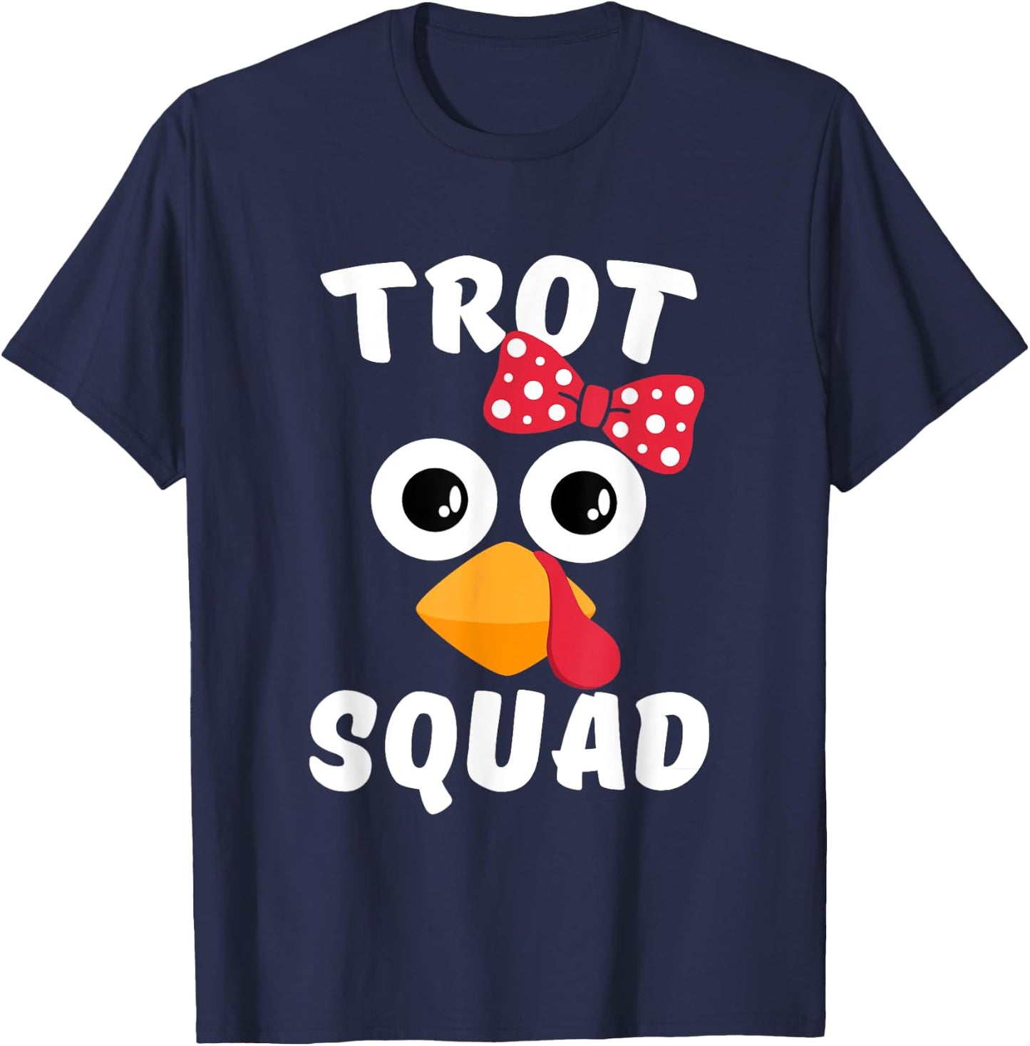 Turkey Trot Thanksgiving Marathon Cute Running Shirt T-Shirt - T-Shirt | Navy