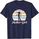Funny Roller Girl Vintage Rollerblades Gift Roller Skating T-Shirt - T-Shirt | Navy