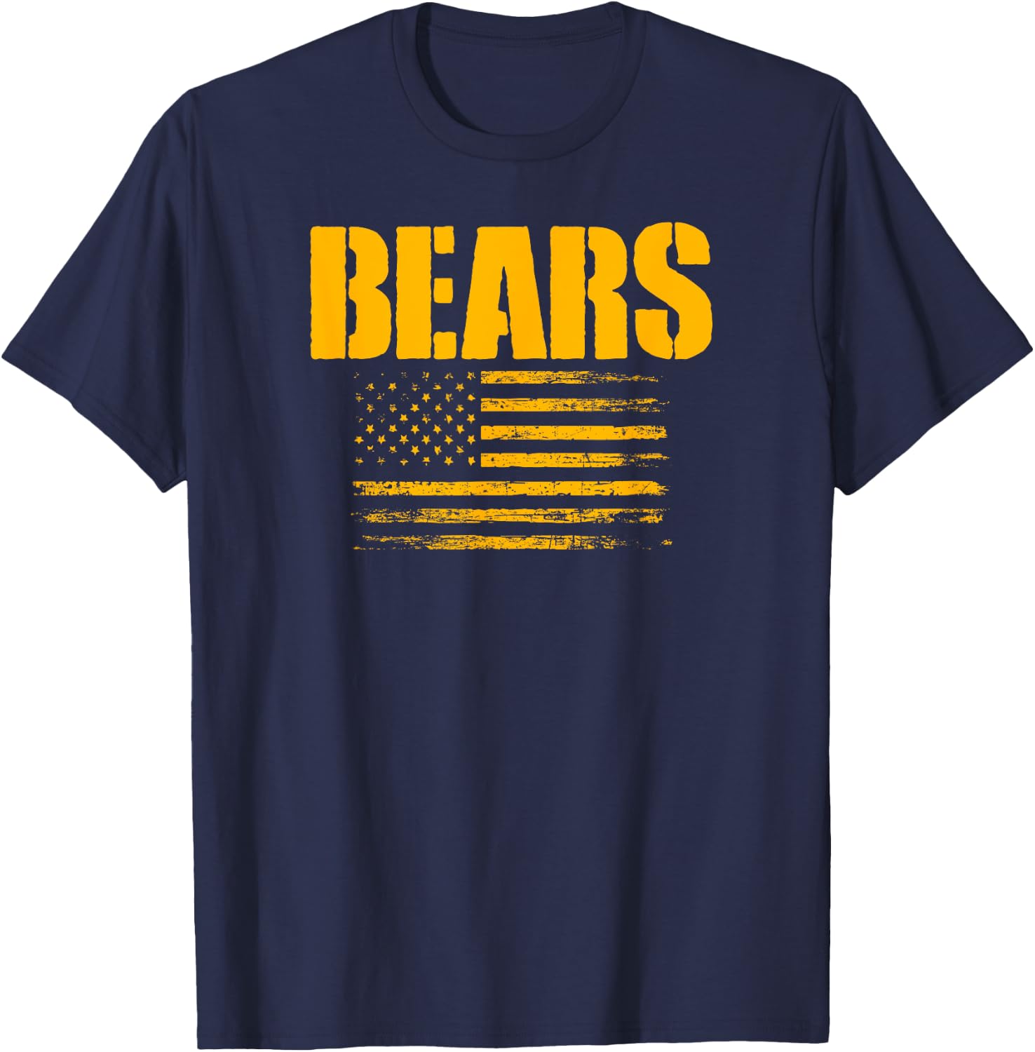 Ava Bears USA Flag Pride T-Shirt - T-Shirt | Navy