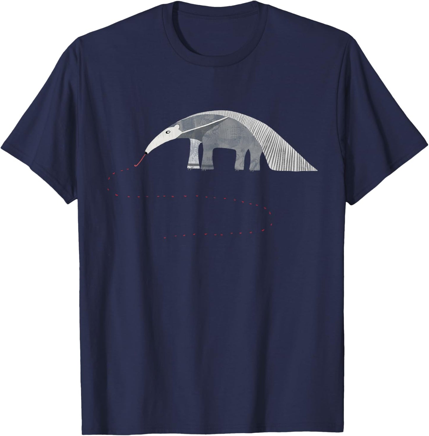NicSquirrell Animals Giant Anteater - -Adults, Black, Small T-Shirt - T-Shirt | Navy