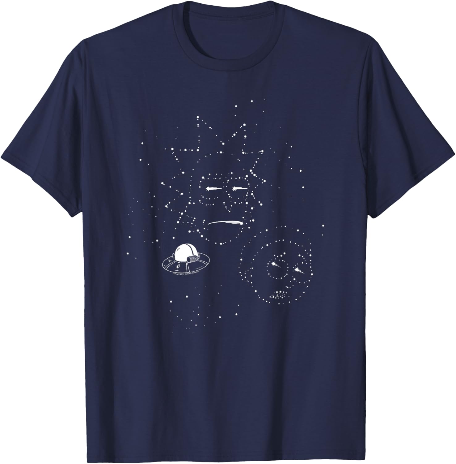 Rick and Morty Rick and Morty Constellation T-Shirt - T-Shirt | Navy