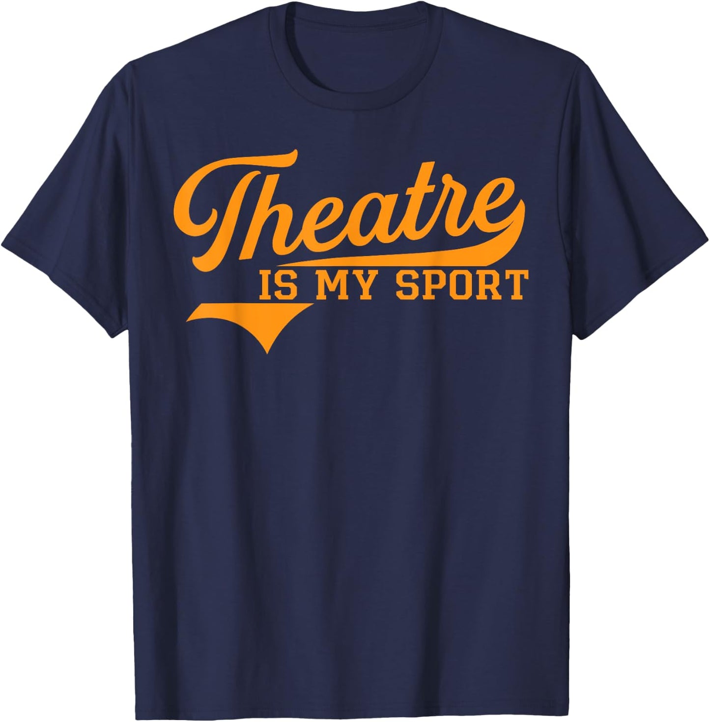 Theater Is My Spot Funny Retro Vintage Theater Novelty T-Shirt - T-Shirt | Navy