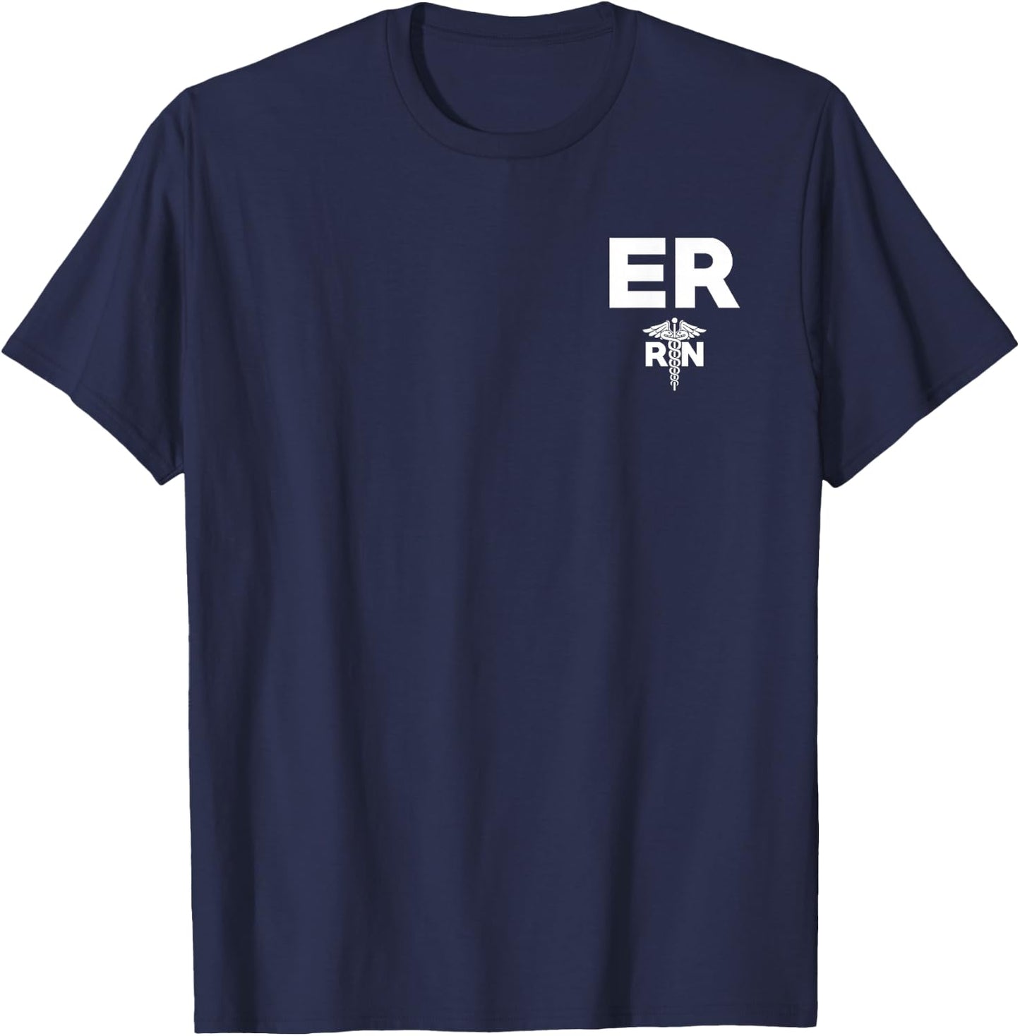 Emergency Room Registered Nurse Hospital RN Staff T-Shirt - T-Shirt | Navy