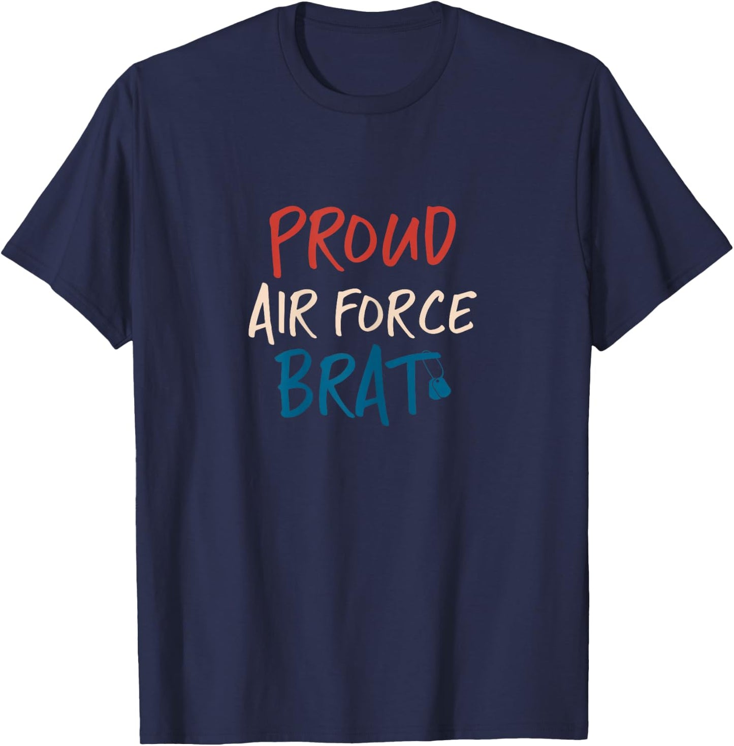 Air Force Brat Shirt (Ladies) T-Shirt - T-Shirt | Navy