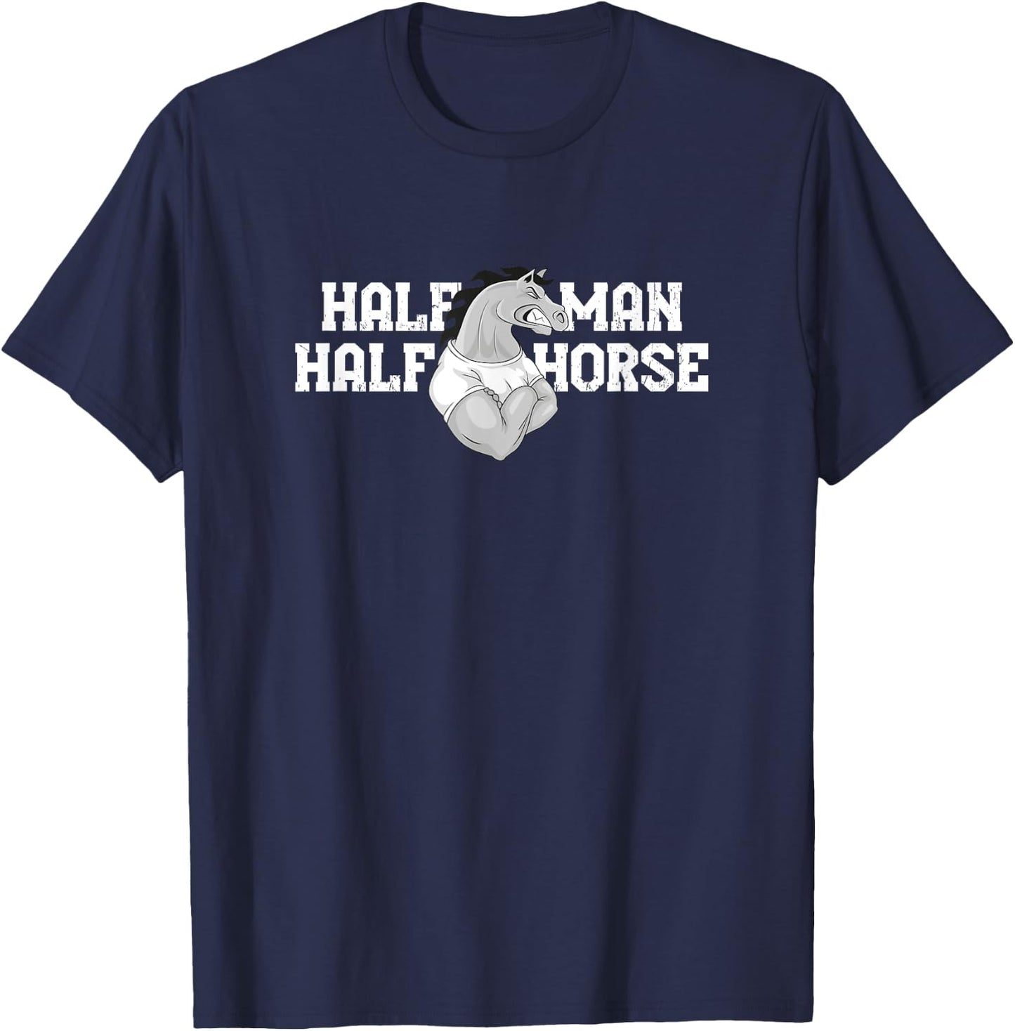 Half Man Half Horse T-Shirt - T-Shirt | Navy