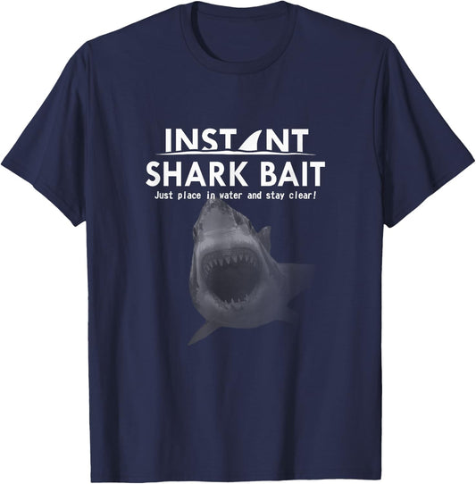 Instant Shark Bait T-Shirt - T-Shirt | Navy