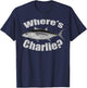 Where's Charlie Albacore Tuna Fishing Fish Illustration T-Shirt - T-Shirt | Navy