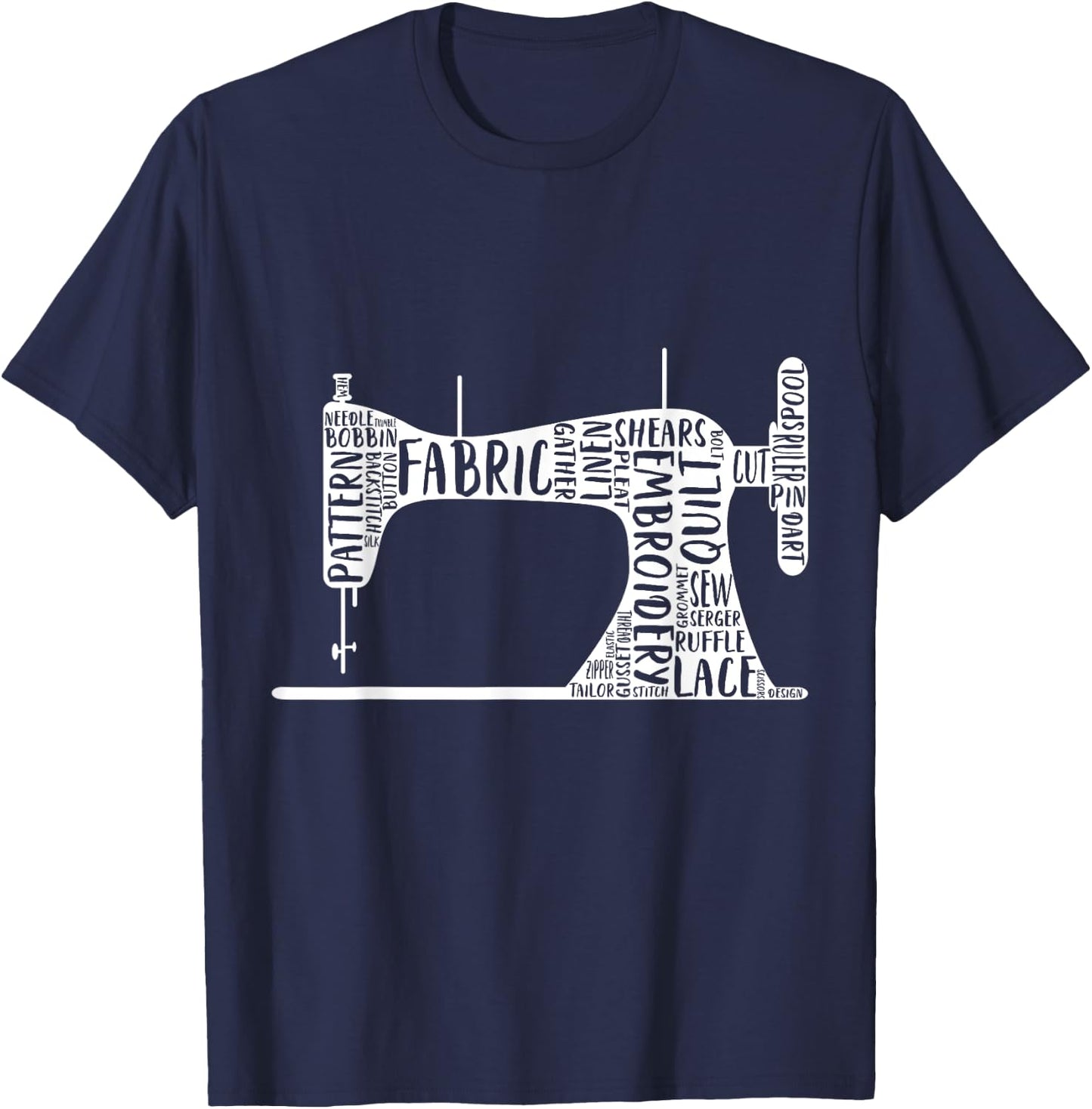 Sewing Machine T-Shirt - T-Shirt | Navy