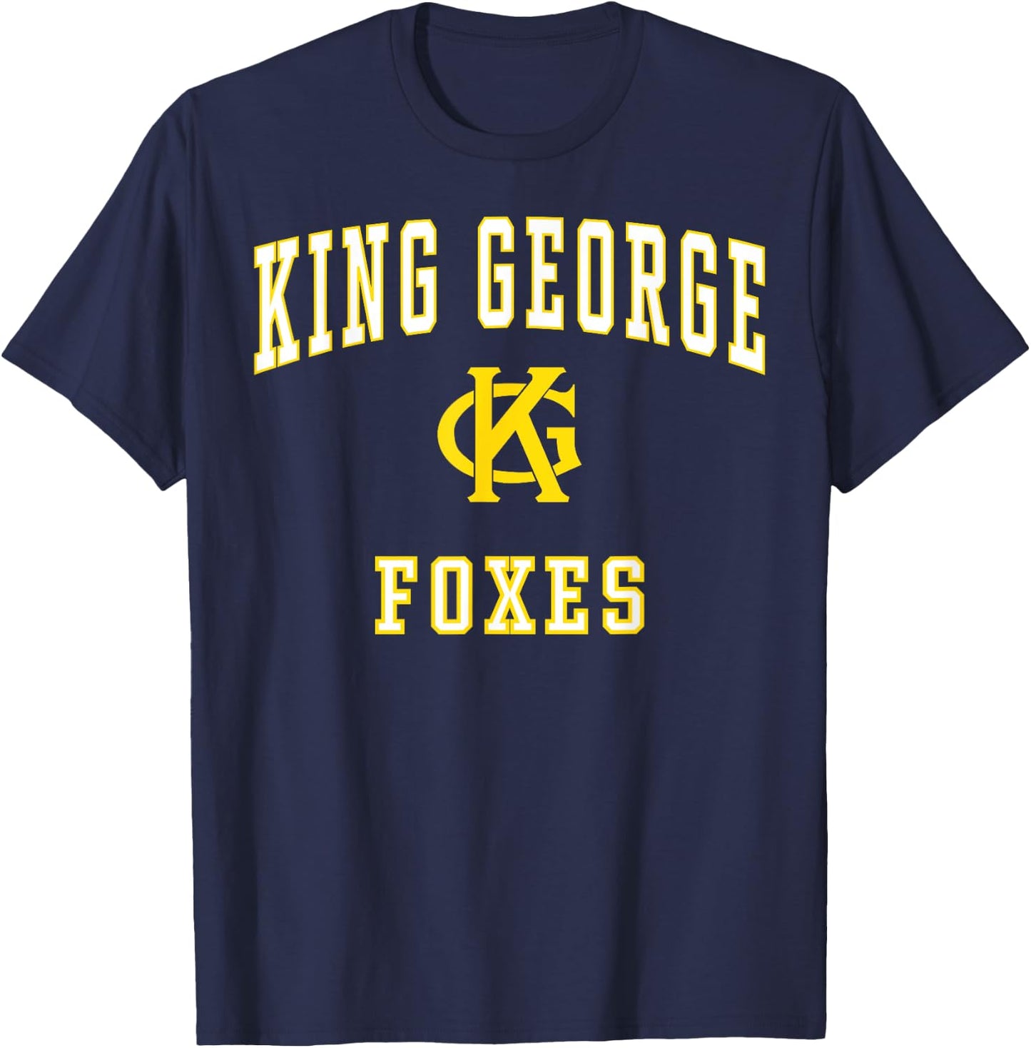 King George High School Foxes C1 T-Shirt - T-Shirt | Navy