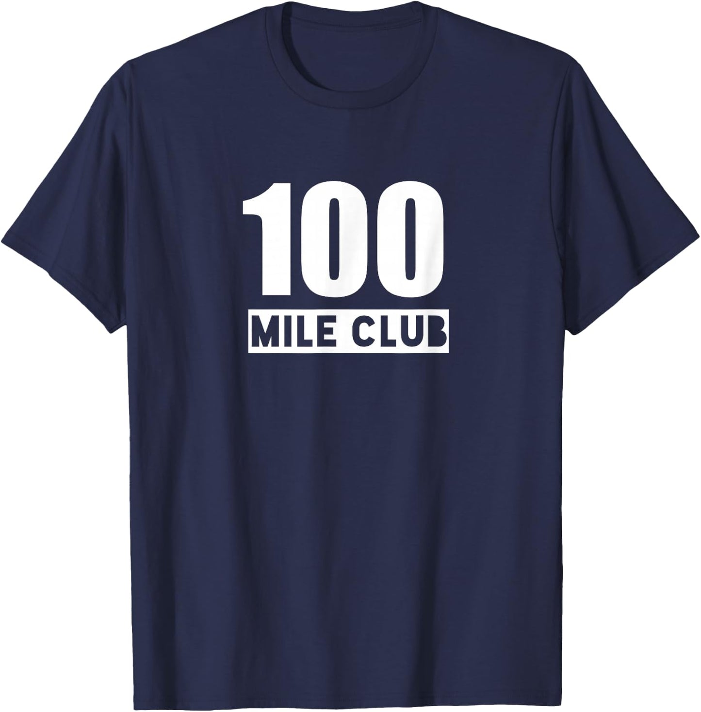 100 Mile Club - 100 Miles Trail Running Ultra Running T-Shirt - T-Shirt | Navy
