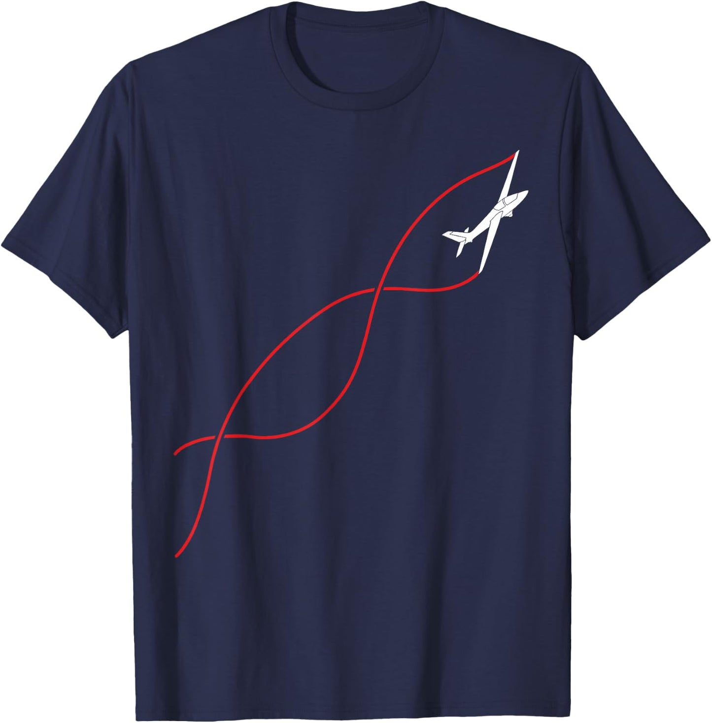 Aerobatic Glider Pilot T-Shirt - T-Shirt | Navy