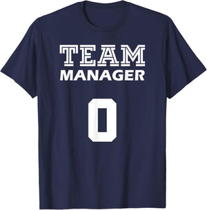 Sports Team Equipment Manager T-Shirt - T-Shirt | Navy