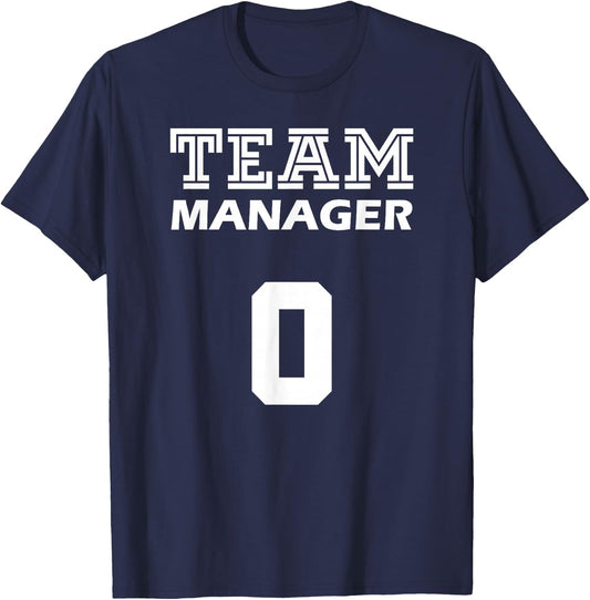 Sports Team Equipment Manager T-Shirt - T-Shirt | Navy