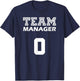 Sports Team Equipment Manager T-Shirt - T-Shirt | Navy