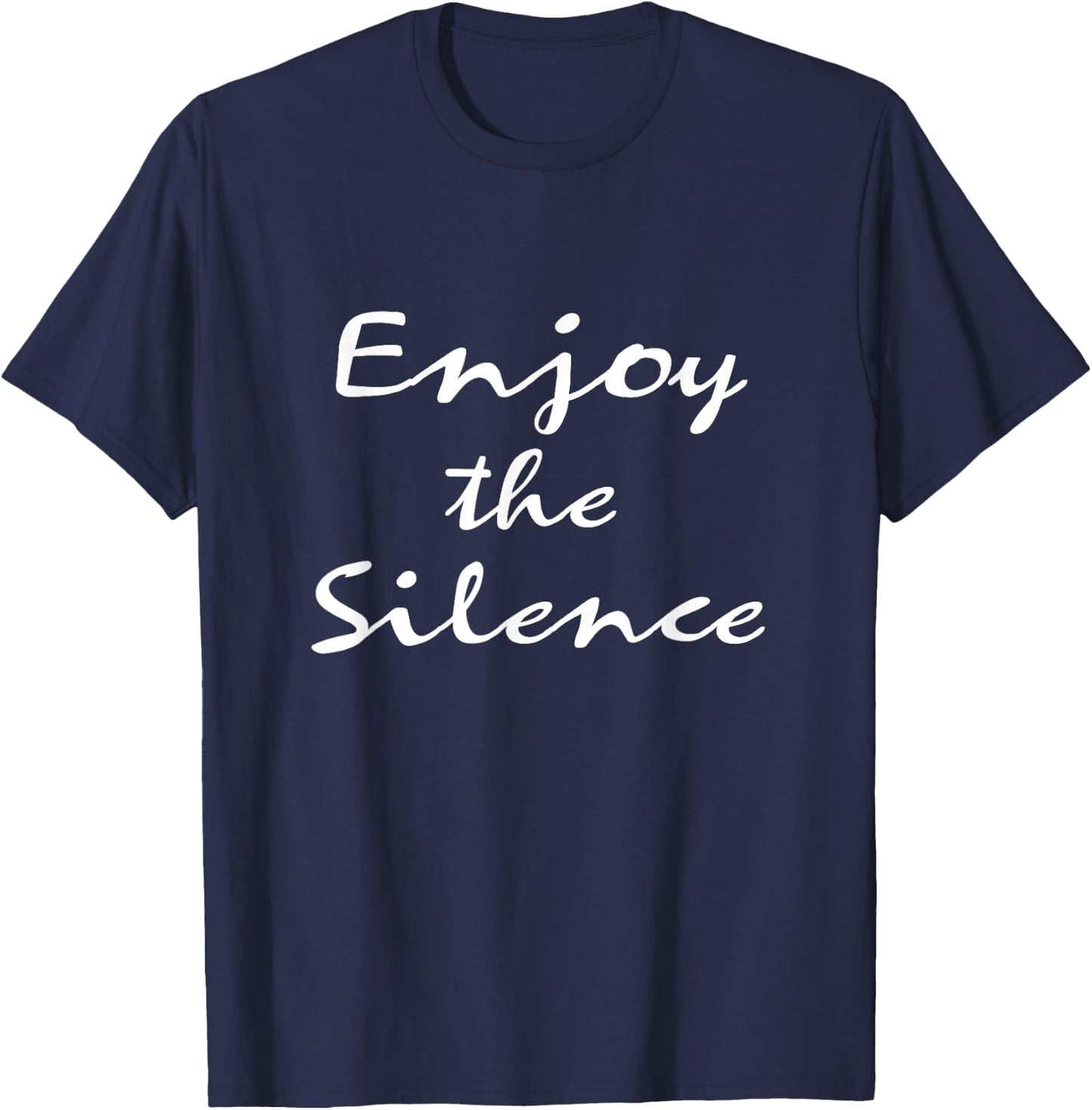 Enjoy the Silence T-Shirt - T-Shirt | Navy