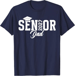Senior Dad 2027 Class of 2027 Dad of Senior 2027 Father T-Shirt - T-Shirt | Navy