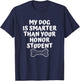 My Dog Is Smarter Than Your Honor Student Funny School Men Women T-Shirt - T-Shirt | Navy