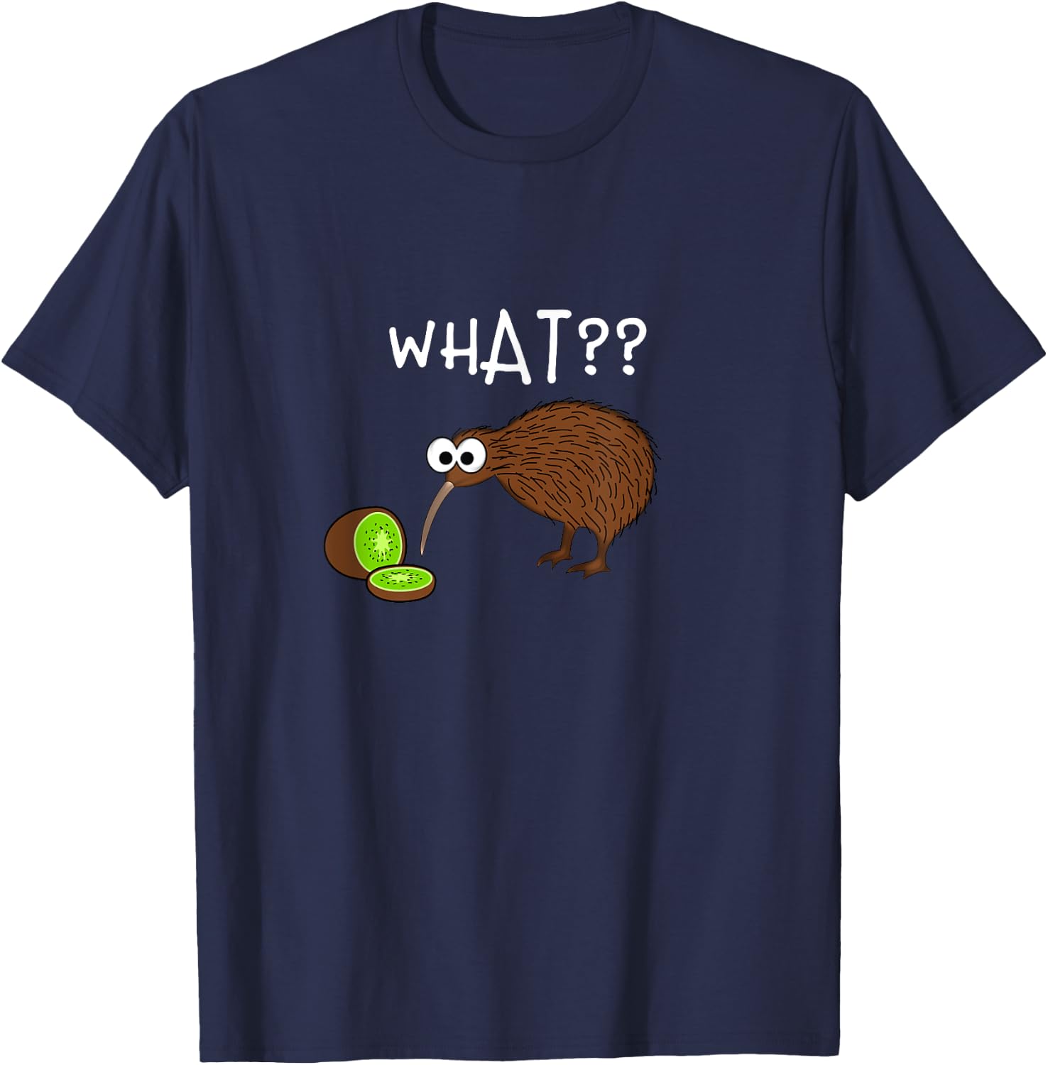 Kiwi Bird Wild Bird Watching Lover Funny T-Shirt - T-Shirt | Navy