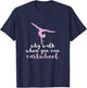 Why Walk When You Can Cartwheel Funny Gymnastics Gift T-Shirt - T-Shirt | Navy