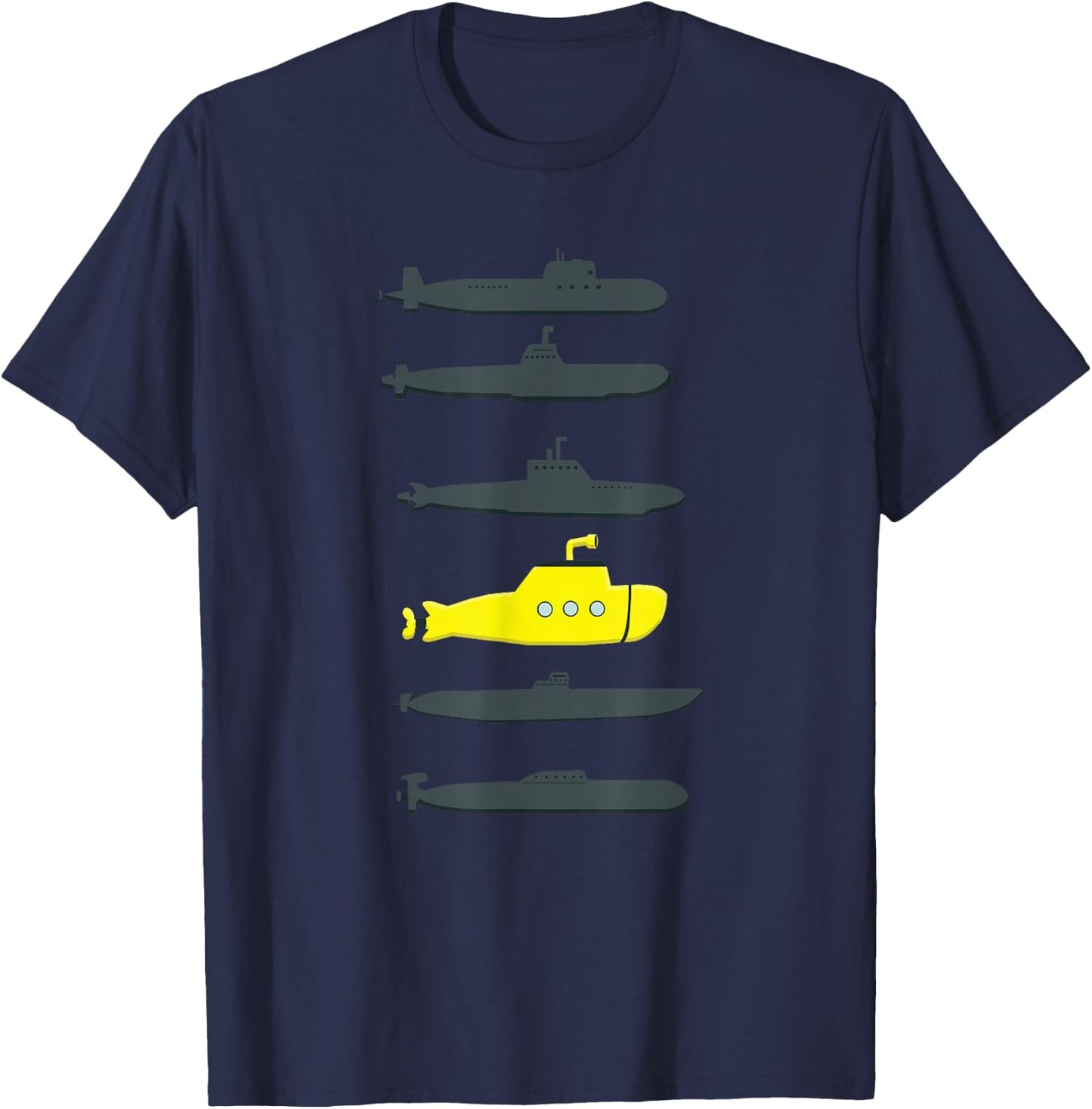 Music Submarine Uboot Submariner for Kids T-Shirt - T-Shirt | Navy