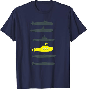 Music Submarine Uboot Submariner for Kids T-Shirt - T-Shirt | Navy