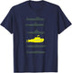 Music Submarine Uboot Submariner for Kids T-Shirt - T-Shirt | Navy