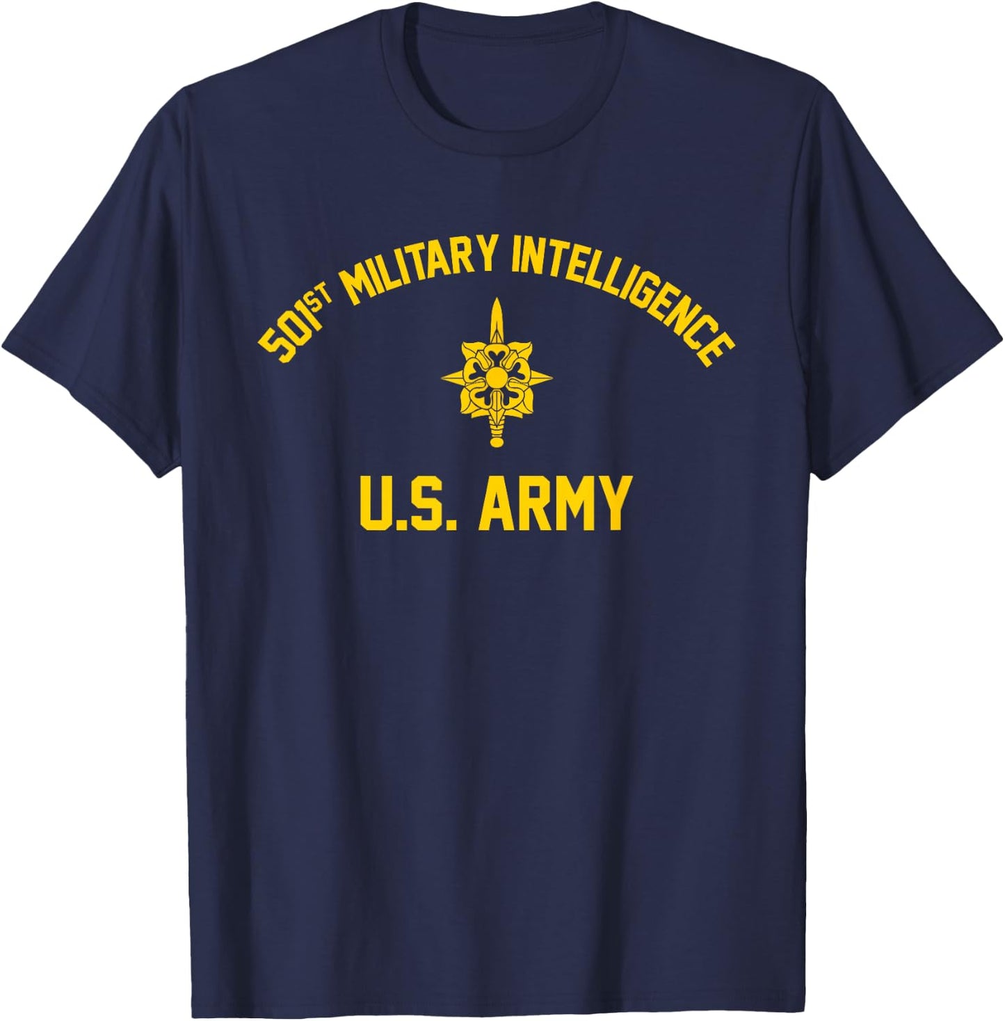 501st Military Intelligence Brigade T-Shirt - T-Shirt | Navy