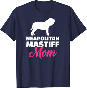 Neapolitan Mastiff mom T-Shirt - T-Shirt | Navy