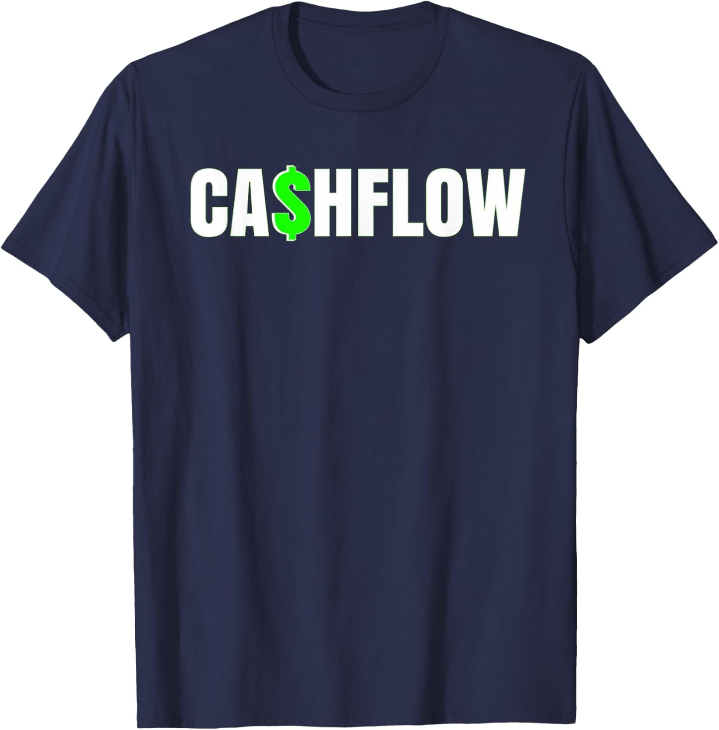 Hustle Business Entrepreneur Cashflow T-Shirt - T-Shirt | Navy