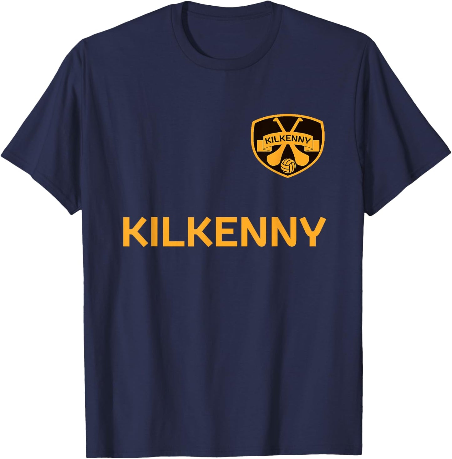 Ireland - County Kilkenny Football and Hurling T-Shirt - T-Shirt | Navy
