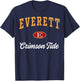 Everett High School Crimson Tide T-Shirt - T-Shirt | Navy