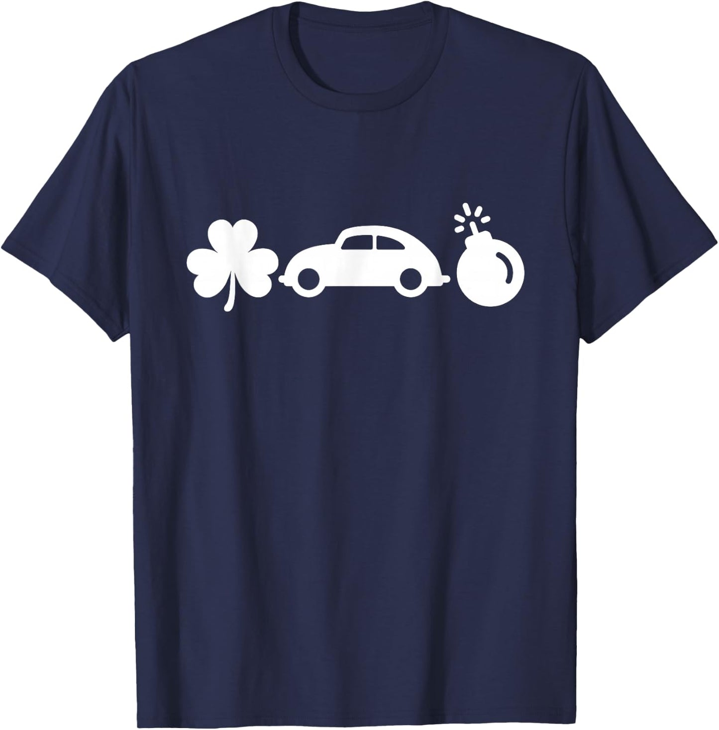 Irish Car Bomb St Patricks Day Alcohol Pub Crawl T-Shirt - T-Shirt | Navy