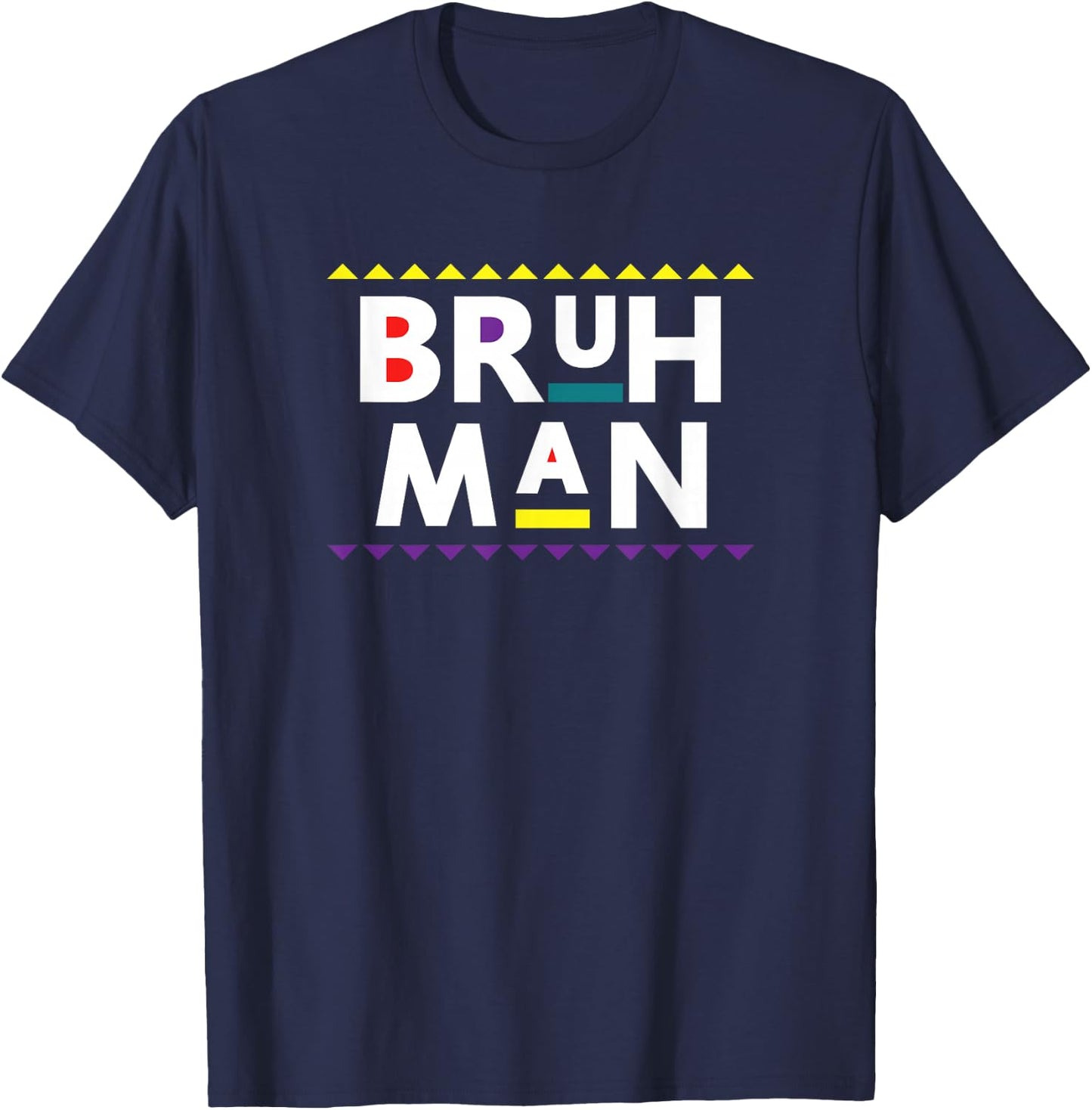 Bruh Man Classic TV Funny Cool T-Shirt - T-Shirt | Navy
