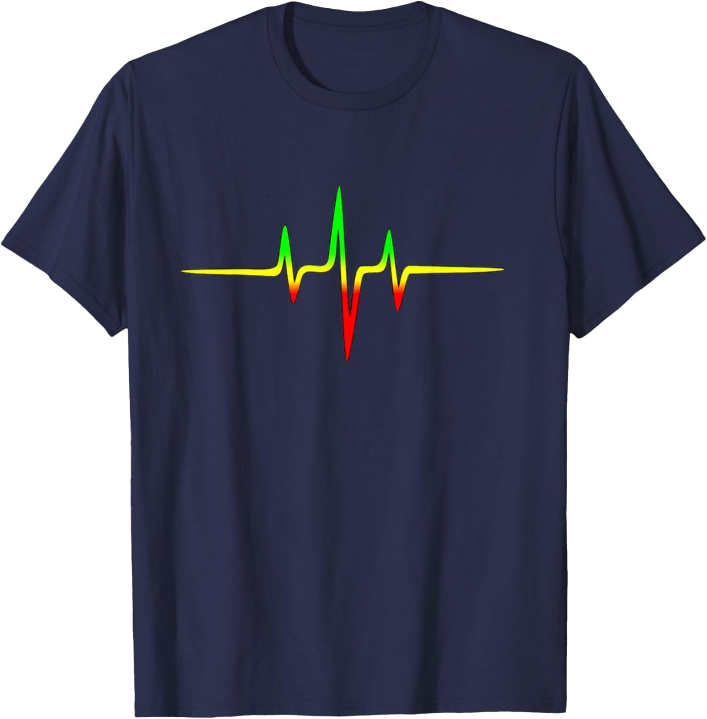 T Shirt Heart Reggae One Shirt T-Shirt - T-Shirt | Navy