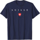 Switzerland T Shirt Suisse XO4U Original T-Shirt - T-Shirt | Navy