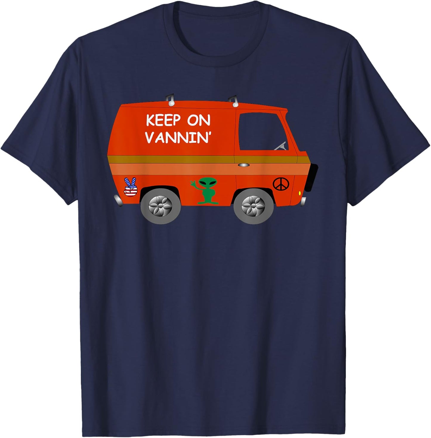 Keep on Vannin' T-Shirt - T-Shirt | Navy