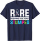 Rare Disease Awareness Day 2025 Rare Genes Zebra Ribbon T-Shirt - T-Shirt | Navy