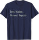 Best Wishes Warmest Regards T-Shirt - T-Shirt | Navy