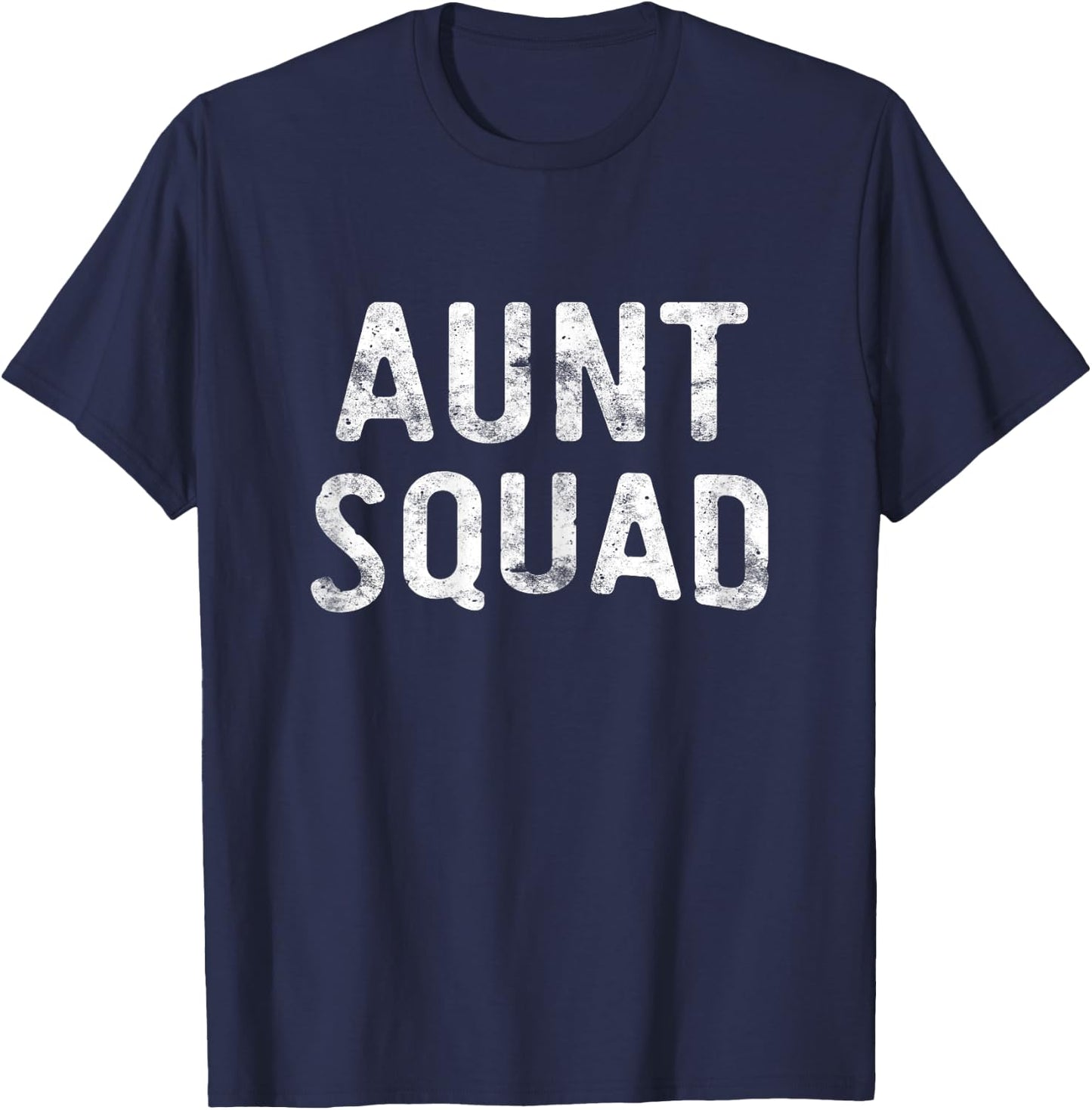 Aunt Squad Shirt Women Funny Mothers Day T-Shirt - T-Shirt | Navy