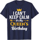 husband wife birthday shirt - Its My Queen's Birthday T-Shirt - T-Shirt | Navy