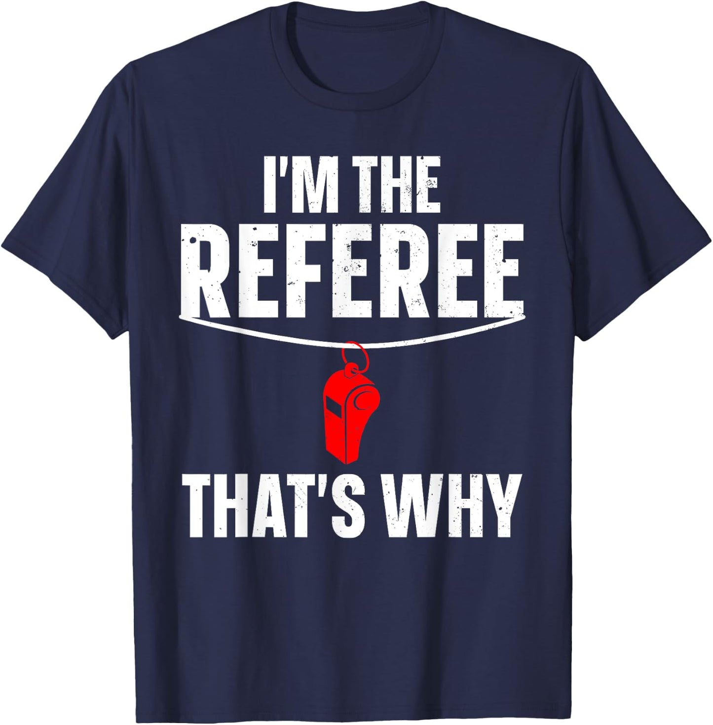Funny Referee Design Women Sports Ref Gag Referee T-Shirt - T-Shirt | Navy