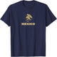 Oro de Mexico Black and Gold Eagle T-Shirt - T-Shirt | Navy
