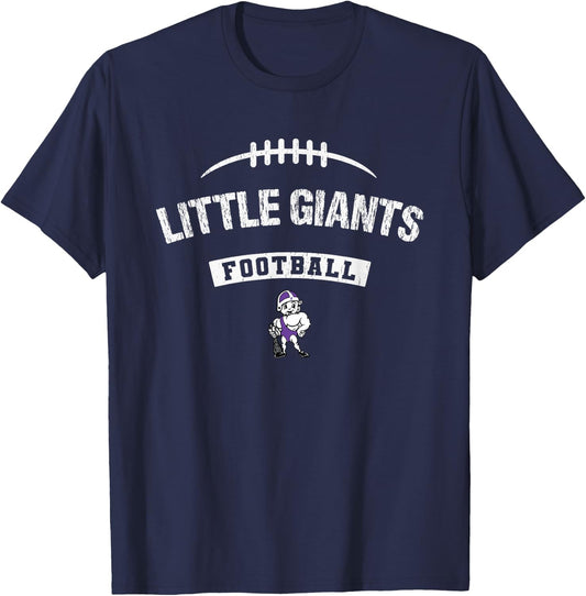 Logo Football Distressed HS T-Shirt - T-Shirt | Navy