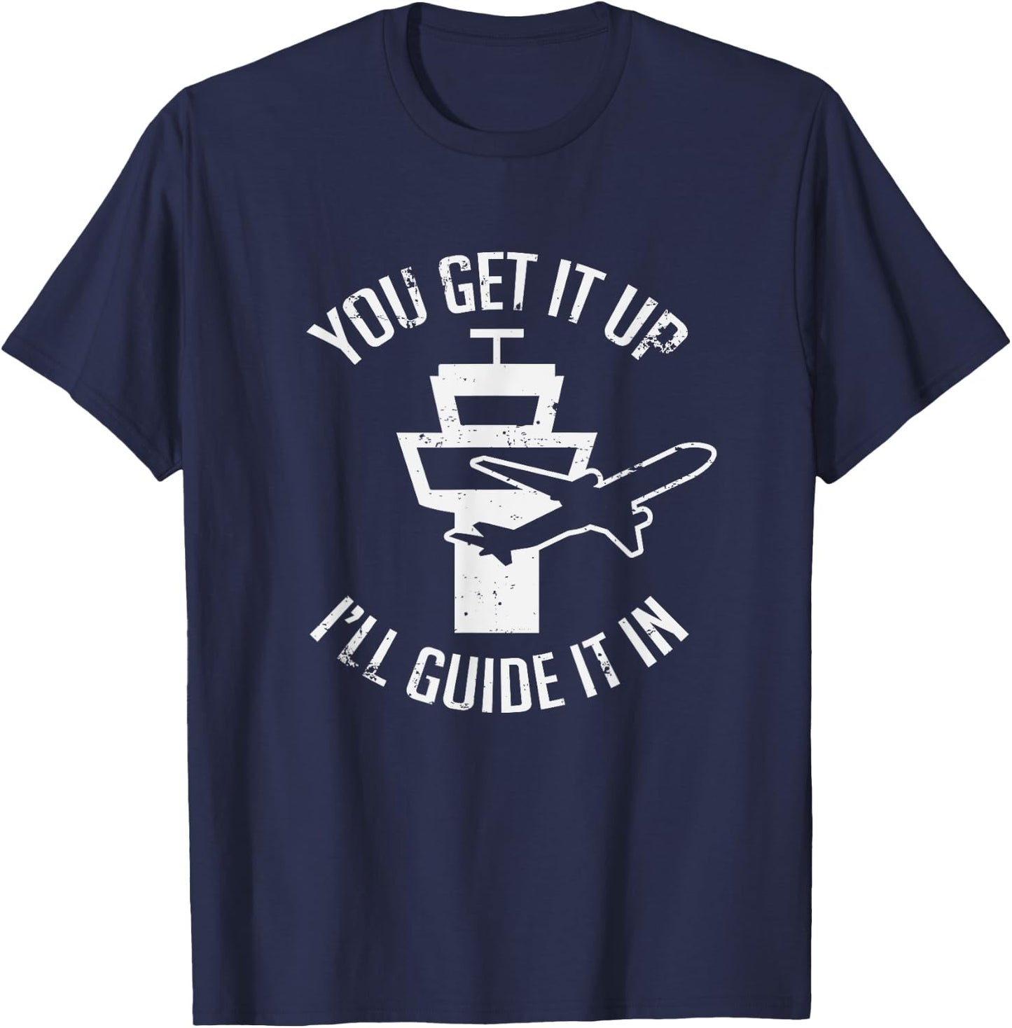 Funny Air Traffic Controller Sky Airplane Pilot T-Shirt - T-Shirt | Navy