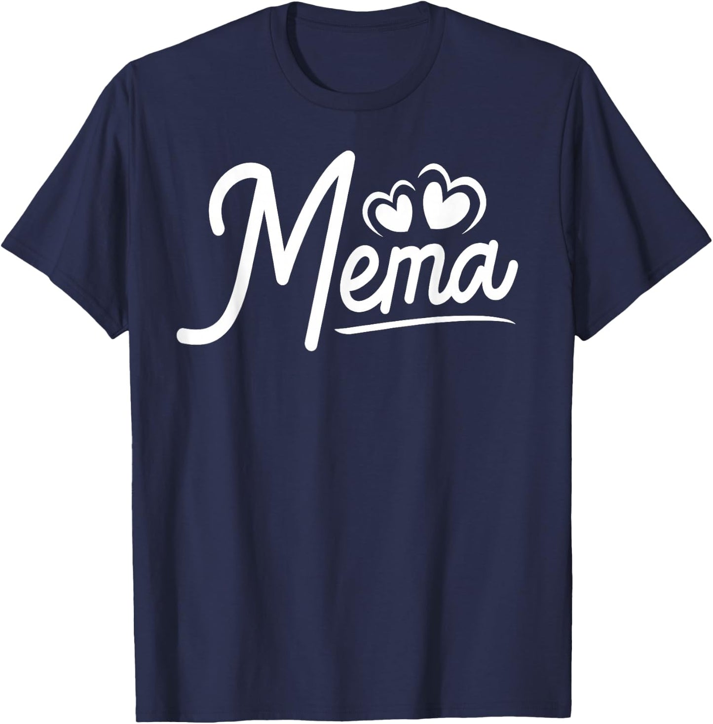 Mema Gifts from Grandchildren Mema Shirts Mema T-Shirt - T-Shirt | Navy