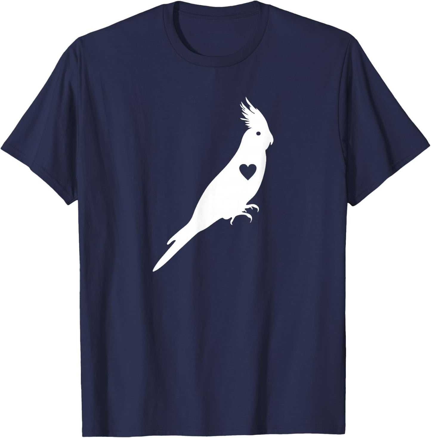 Cockatiel Love - Funny Cute Cockatiel Bird Pet Shirt T-Shirt - T-Shirt | Navy