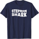 Stepmom Shark Shirt, Matching Family Step-Mom T-Shirt - T-Shirt | Navy