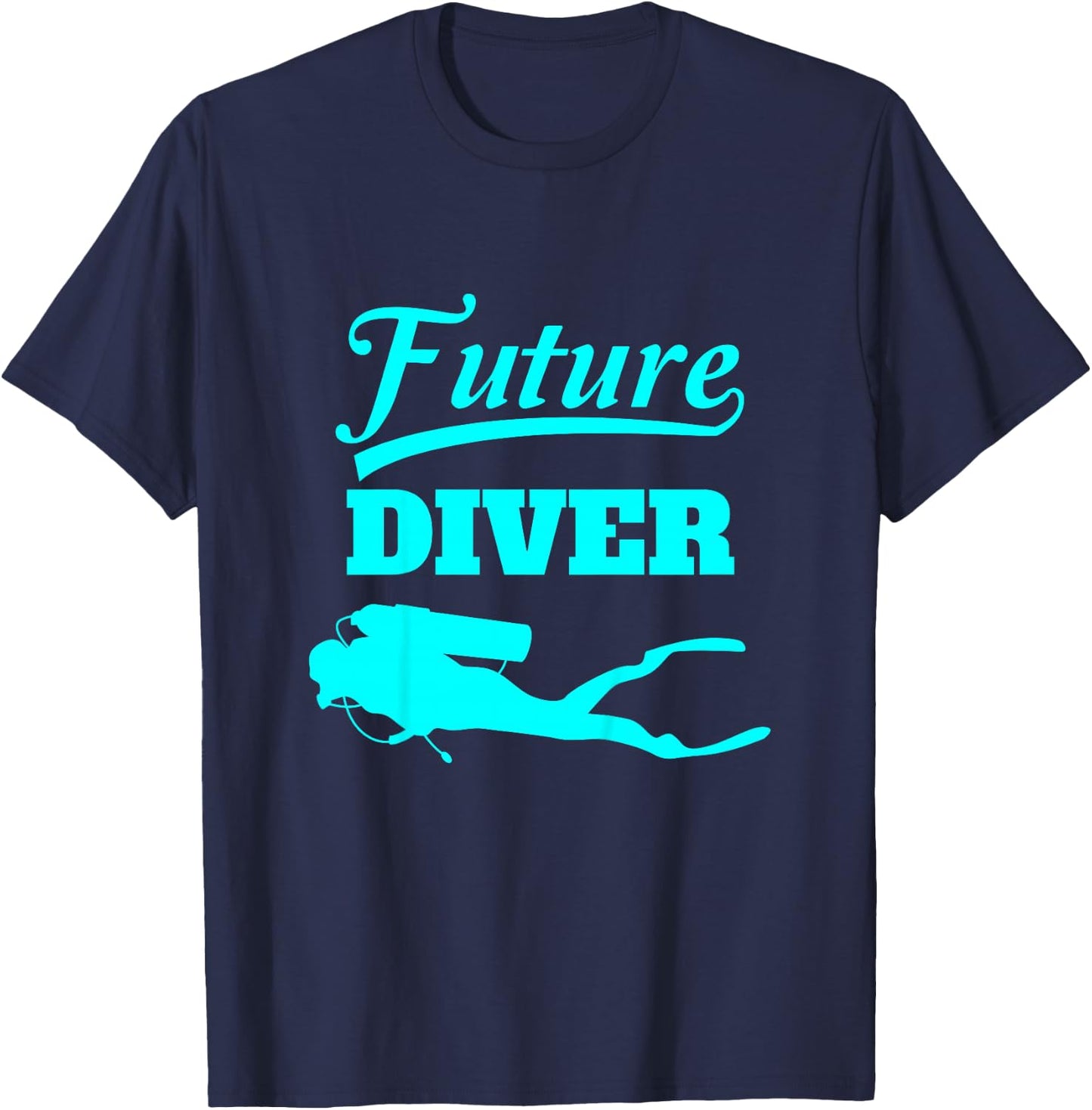 Future Diver Scuba Diving for Kids T-Shirt - T-Shirt | Navy